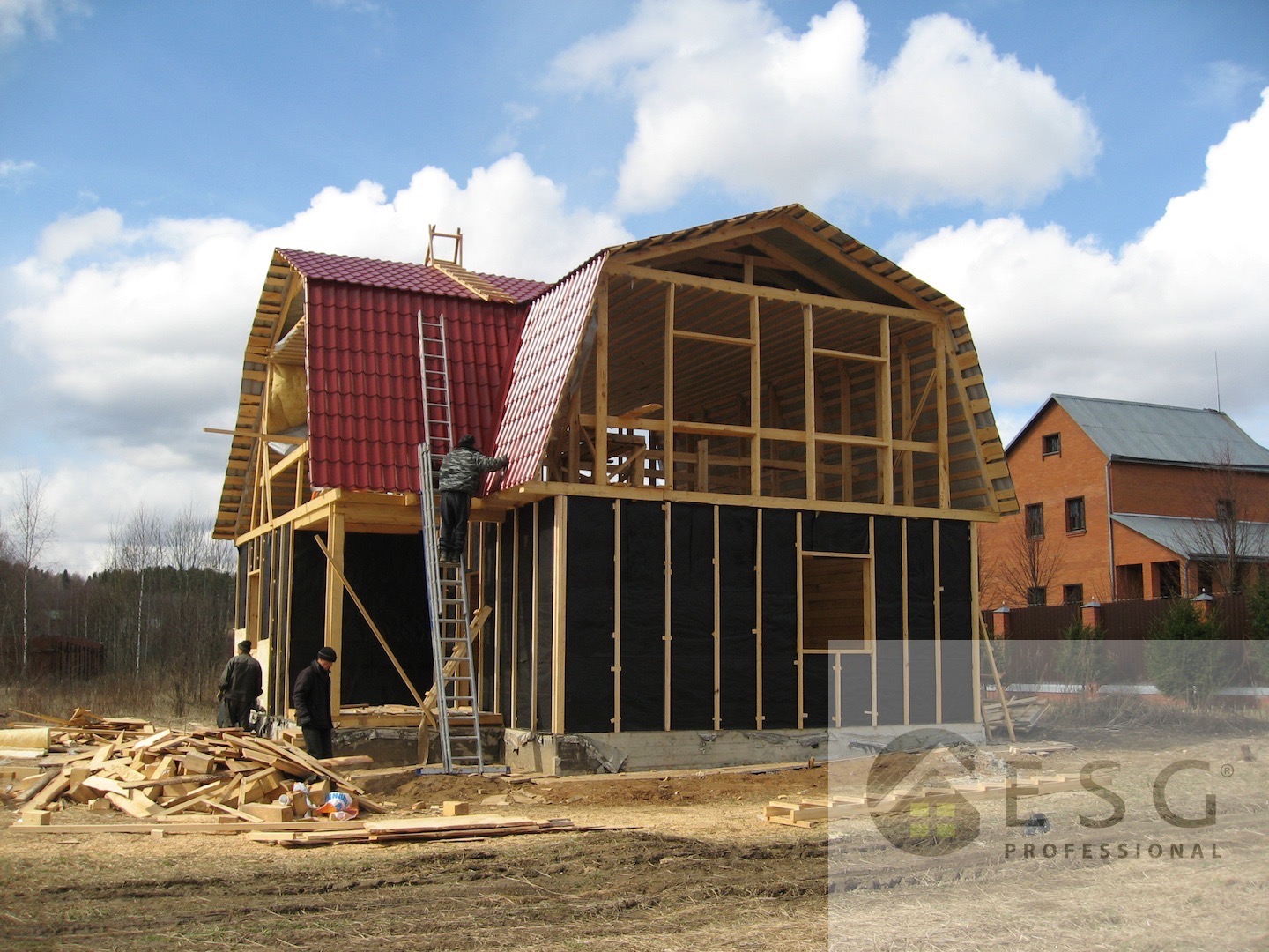 Блок-хаус лиственница Ø180×6000 сорт АВ — цена 760 ₽ за м²